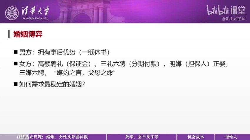 清华大学靳卫萍老师：经济学思维30讲-[B站] (1.72G)