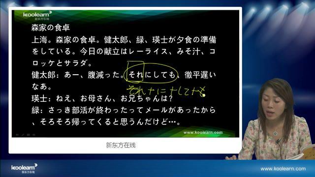 新东方新标准日语高级讲练结合（标清视频） (11.28G)