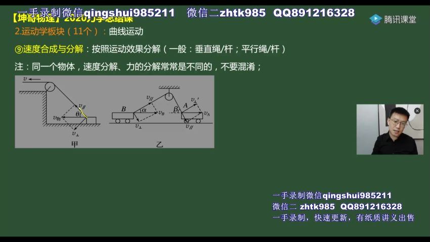 蜜蜂优课坤哥物理二轮-2020高考二轮直播总结班（8G高清视频） (7.90G)