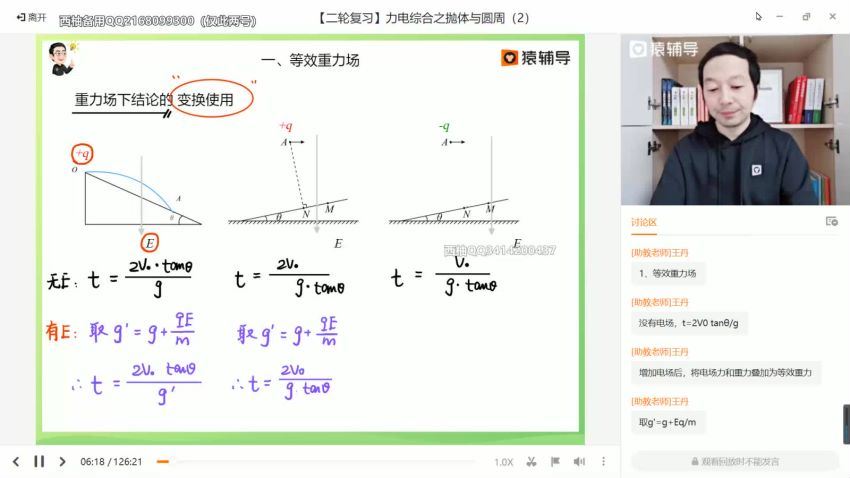 猿辅导王浩高三物理网课春季班 (3.35G)