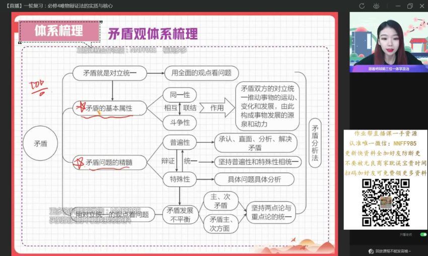 2023高三作业帮政治周峤矞一轮秋季班（a+) (11.50G)