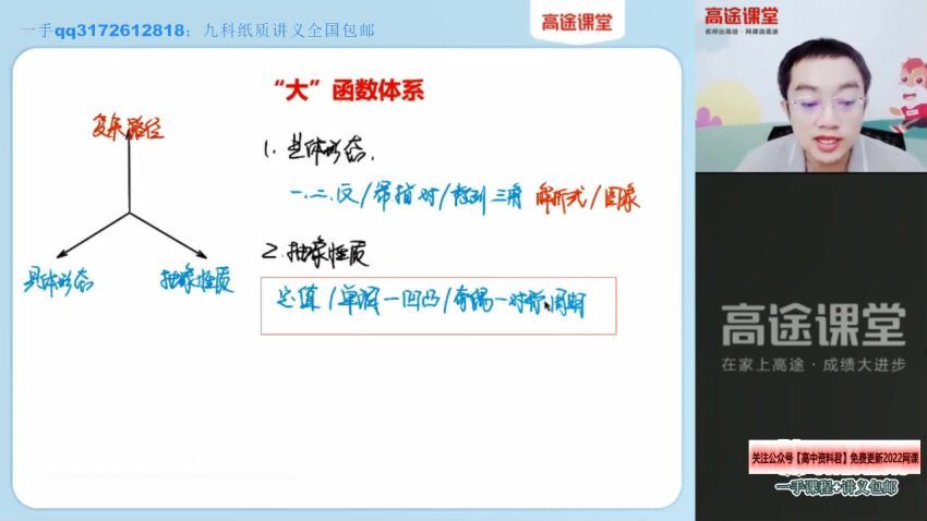 2022高三高途数学周帅S班暑假班 (8.76G)