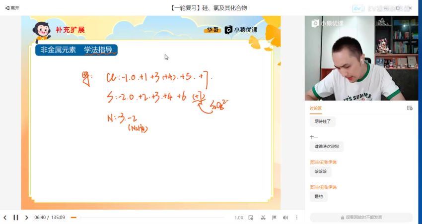 2023高三猿辅导化学廖耀华一轮秋季班（a+) (21.96G)