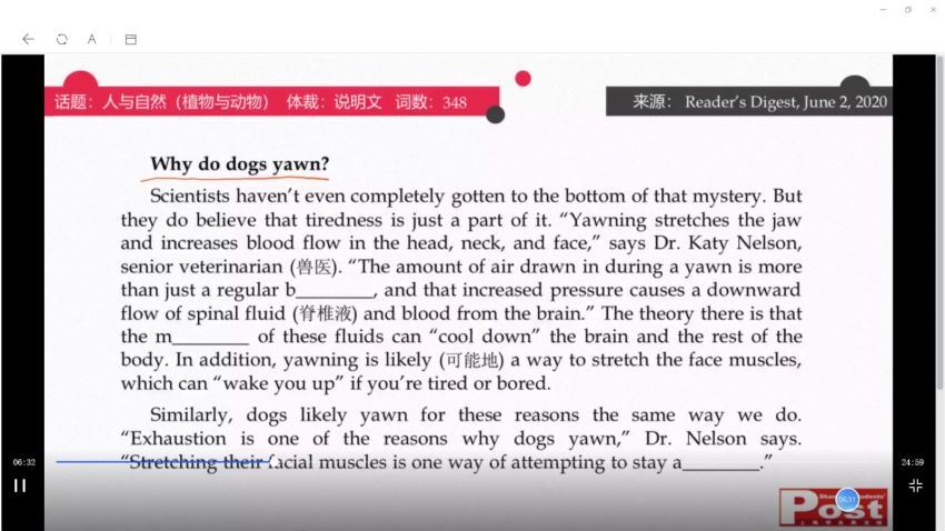 SSP专项练习系列课程 首字母填空 (1.94G)