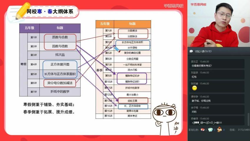 【2020-寒】五年级数学目标A+班（张新刚） 完结 (2.82G)