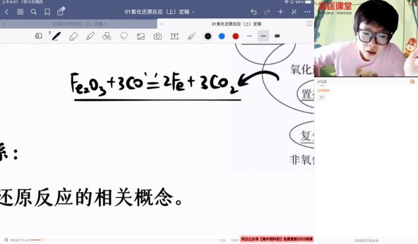 2022高三高途化学吕子正暑假班 (11.94G)