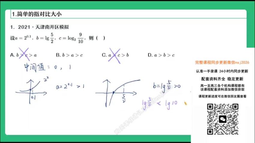 2024高三田夏林数学二轮寒假班 (5.05G)