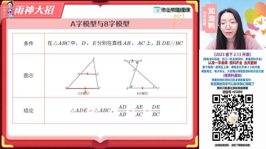 2023作业帮初三数学徐思雨尖端春季班 (11.04G)