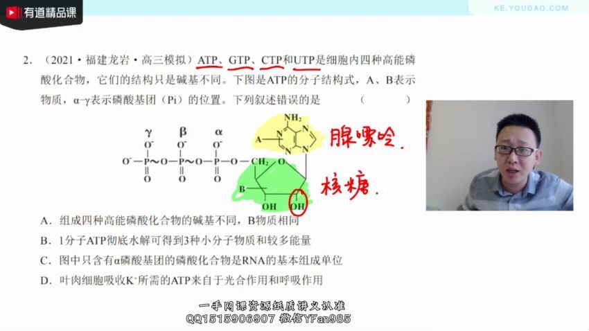 2022高三有道生物陈旭晨秋季班 (4.88G)