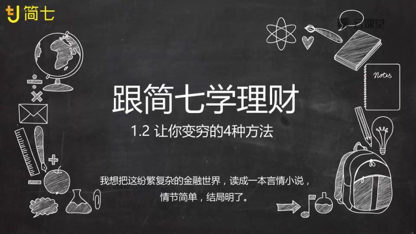 理财课程简七理财完整版115课时（960×540视频） (8.53G)