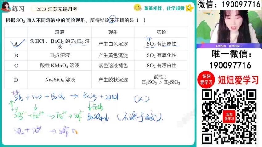 作业帮：【2024春】高一化学 王瑾 A+ (4.28G)