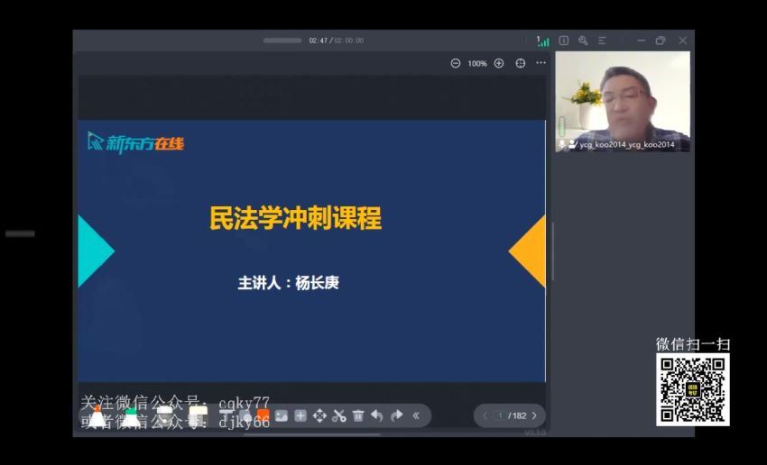 2023考研法硕：【新东方】2023冲刺点播 (4.35G)