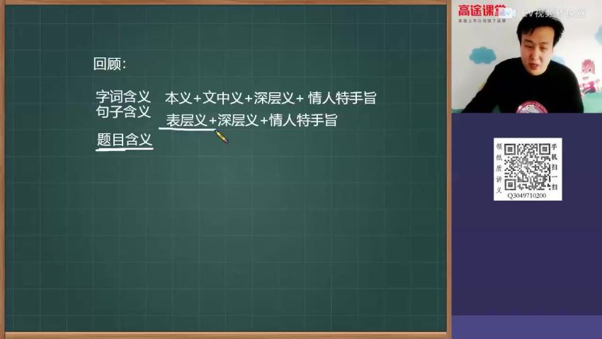 许天翼2020初二语文春季班课程