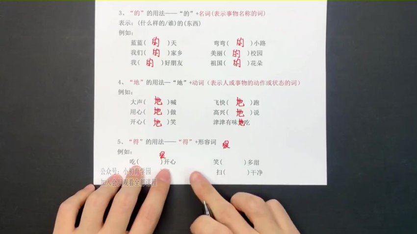 抖音：陈心老师小学满分作文课 (111.19G)