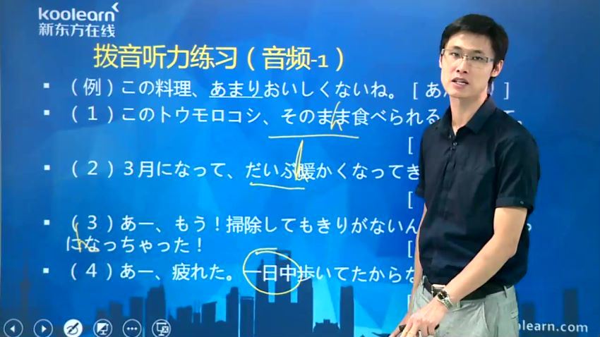 新东方日语能力考N1听力单项精讲褚进（高清视频） (756.24M)